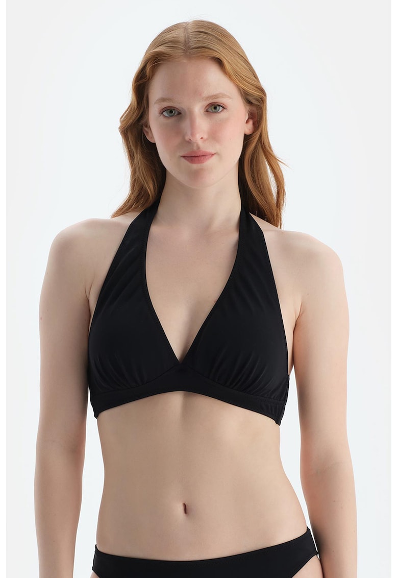 Sutien de baie cu burete si decolteu halter Sutien de baie cu burete si decolteu halter