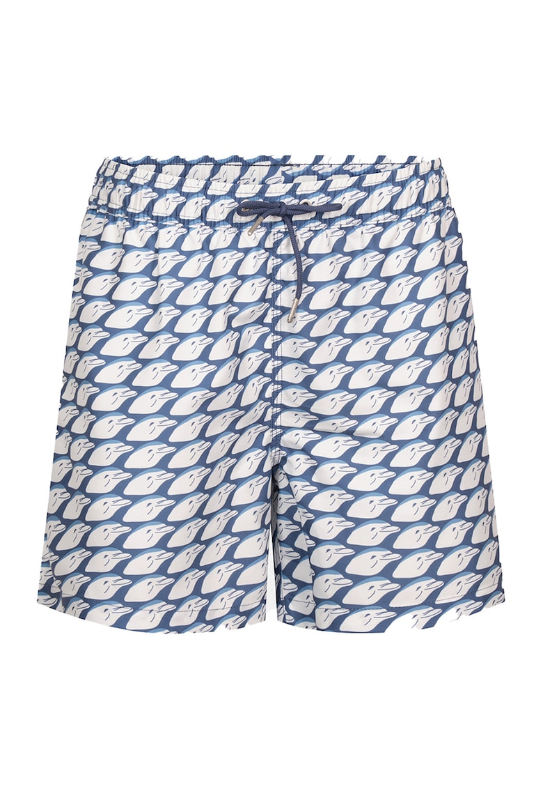 Pantaloni scurti de baie cu model grafic