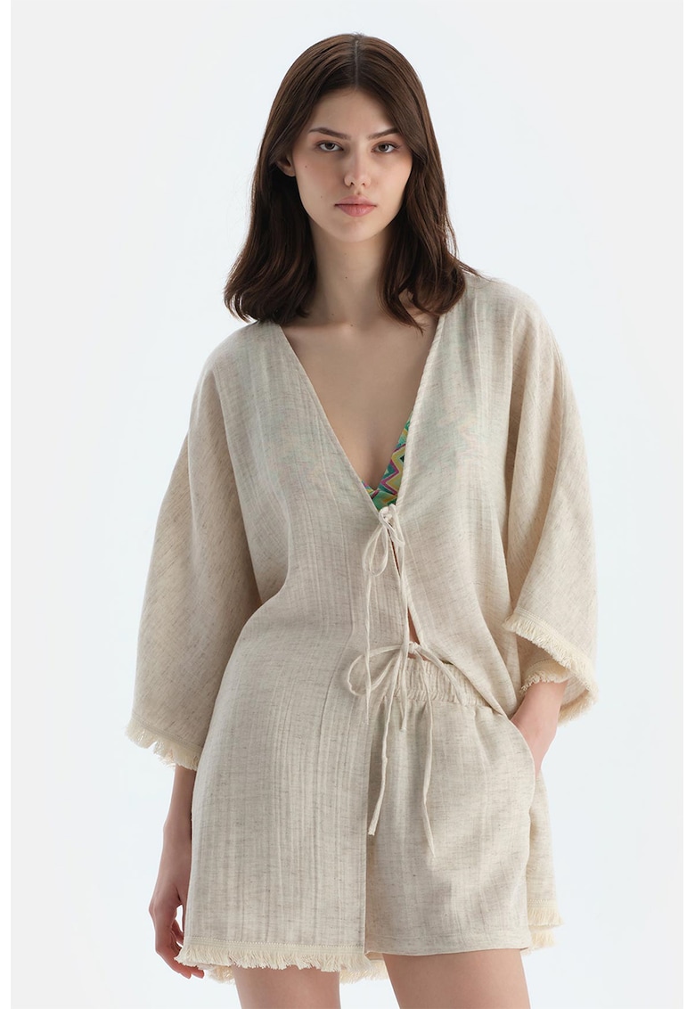 Chimono lejer din bumbac