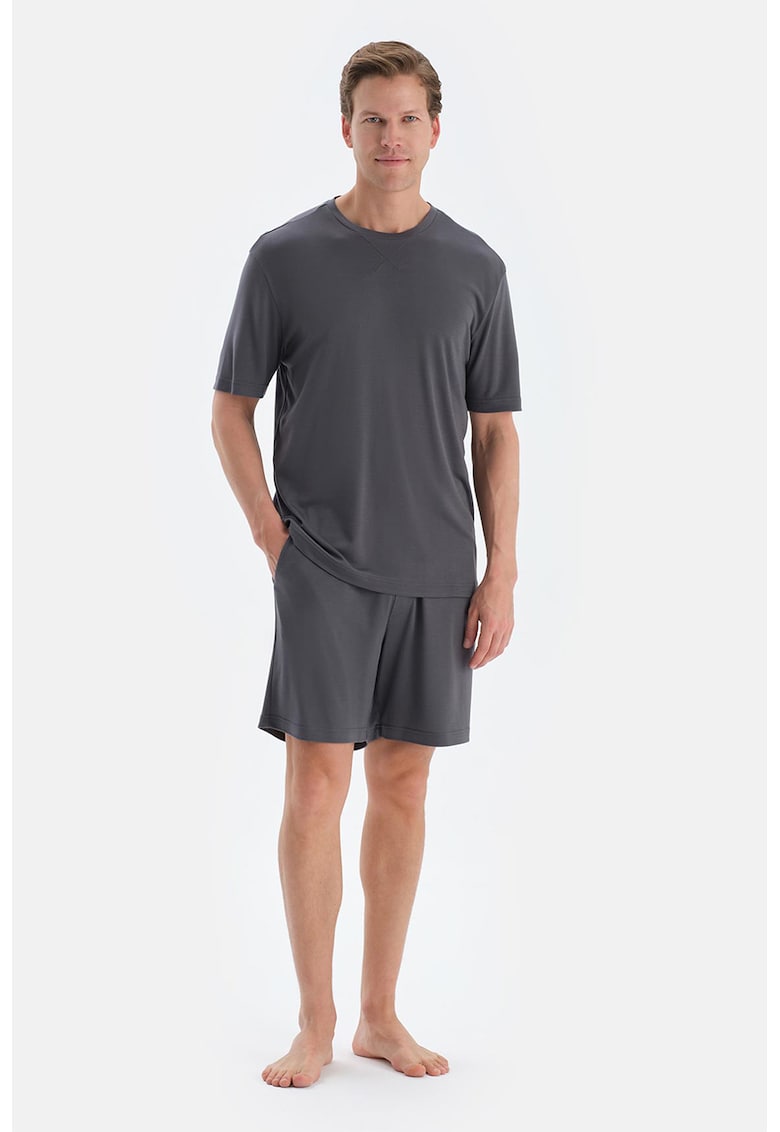 Pijama scurta din amestec de lyocell