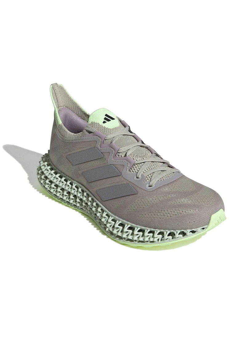 Pantofi sport dama  4DFWD 3 - textil/sintetic - pentru alergare - gri/verde