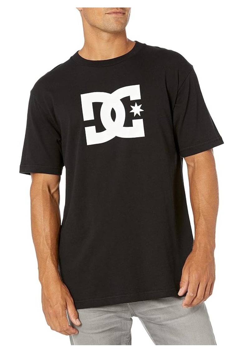 DC Shoes Tricou barbatesc bumbac - negru - cu logo