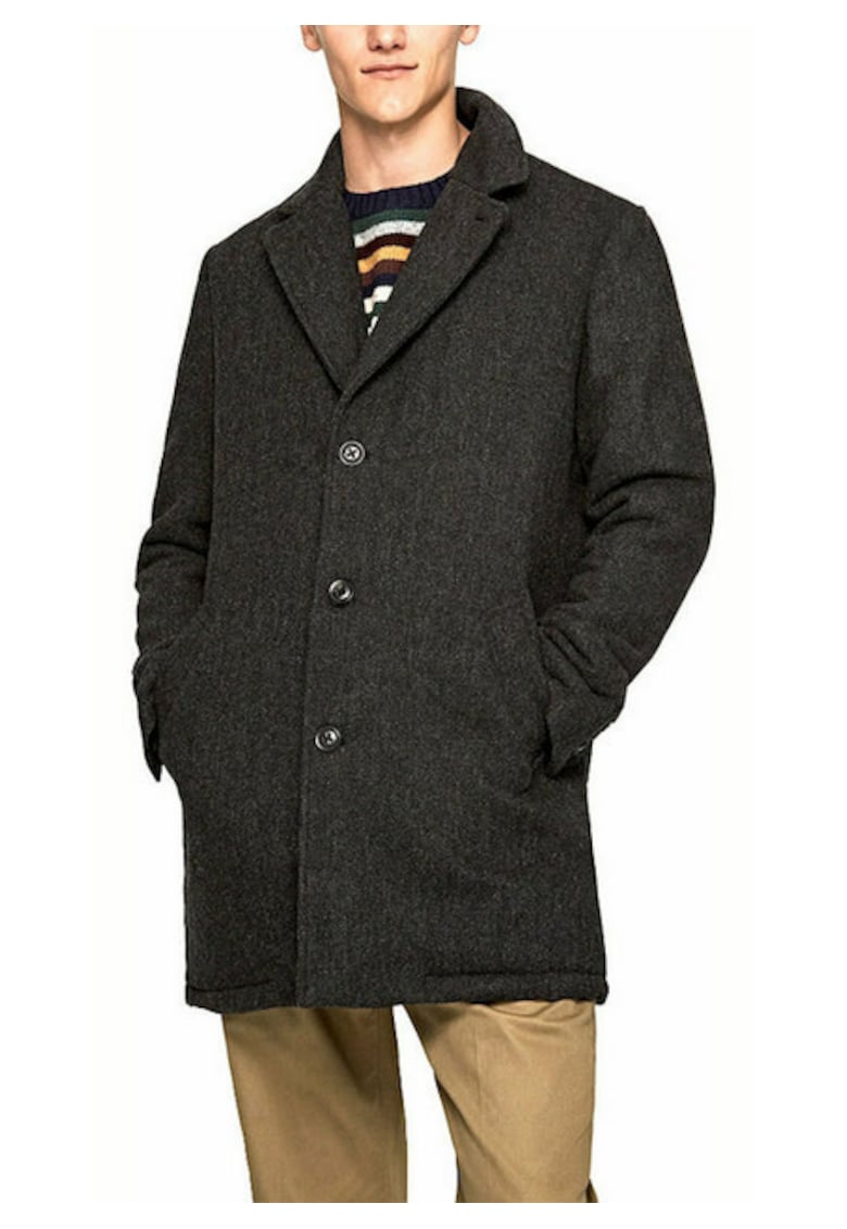 Palton clasic din amestec de lana Hank