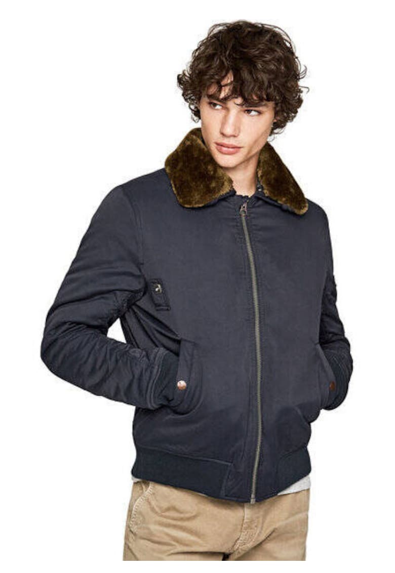 Jacheta bomber cu guler detasabil Barron Jacheta bomber cu guler detasabil Barron