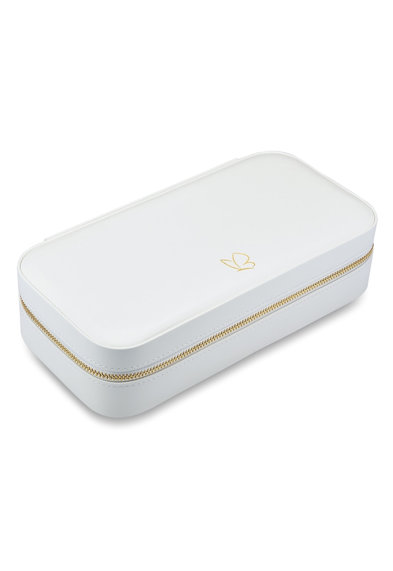 Cutie de bijuterii din piele ecologica cu model dreptunghiular