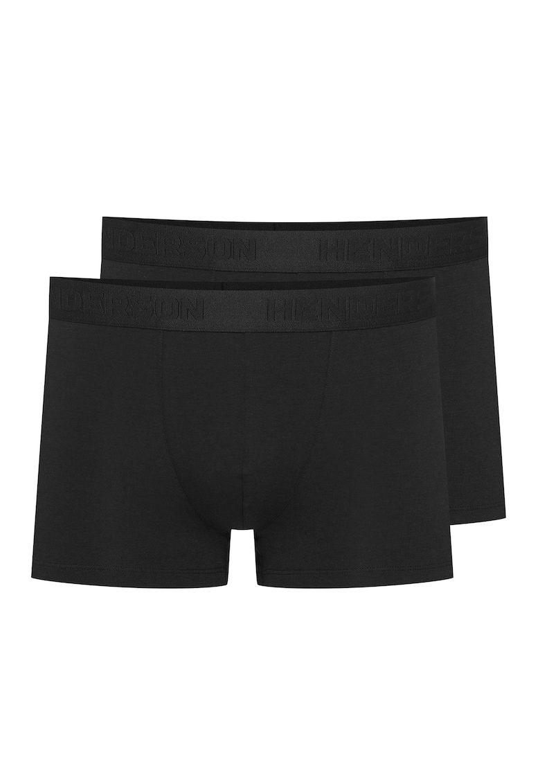 Boxeri barbati Domme set de 2 perechi Negru - Negru