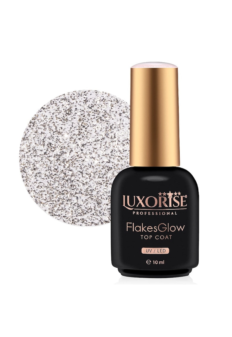 Top Coat - FlakesGlow Champagne Charm 10ml