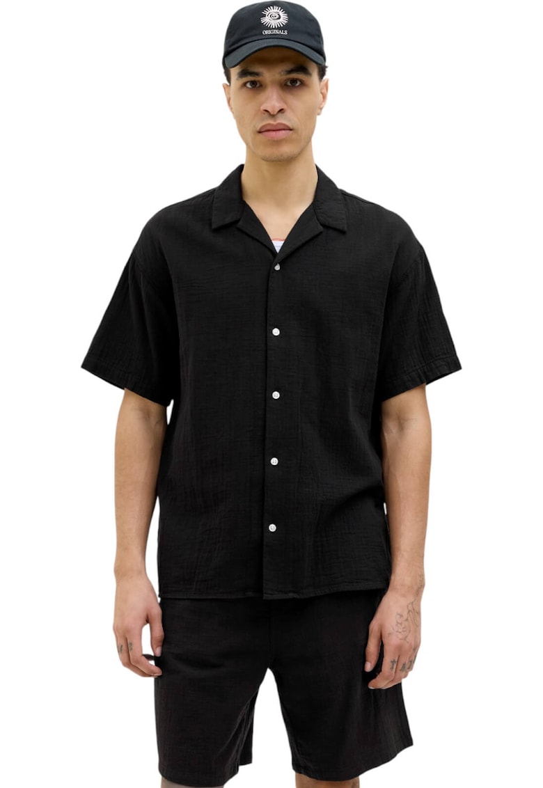 Camasa JACK &JONES Easter Patras Resort 42693 - Negru