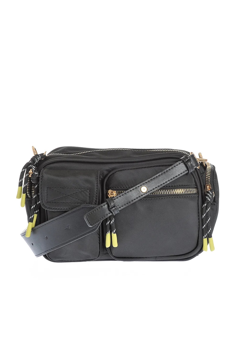Geanta neagra de umar cu buzunare multiple