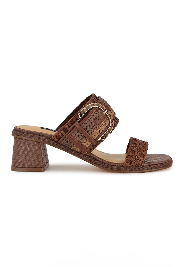 Papuci cu toc masiv Ebels