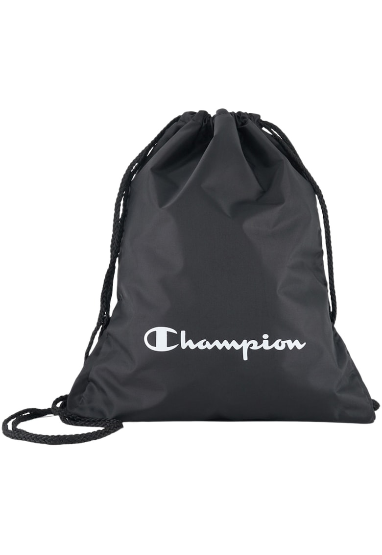 Rucsac pentru incaltaminte - negru - 44x32cm - cu logo mare