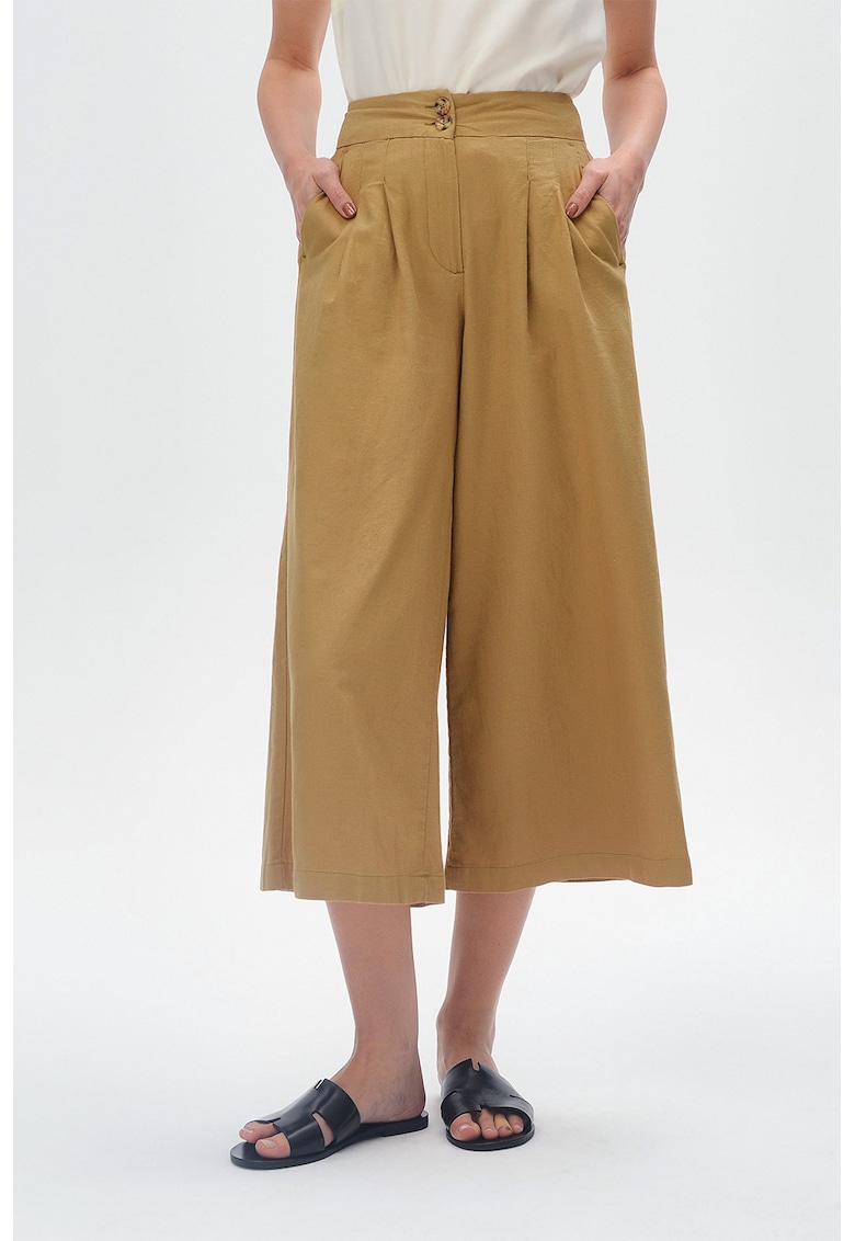 Pantaloni culotte uni