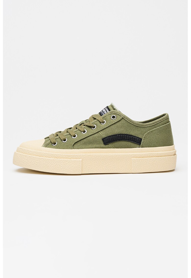 Pantofi sport low-cut de panza - Verde sparanghel