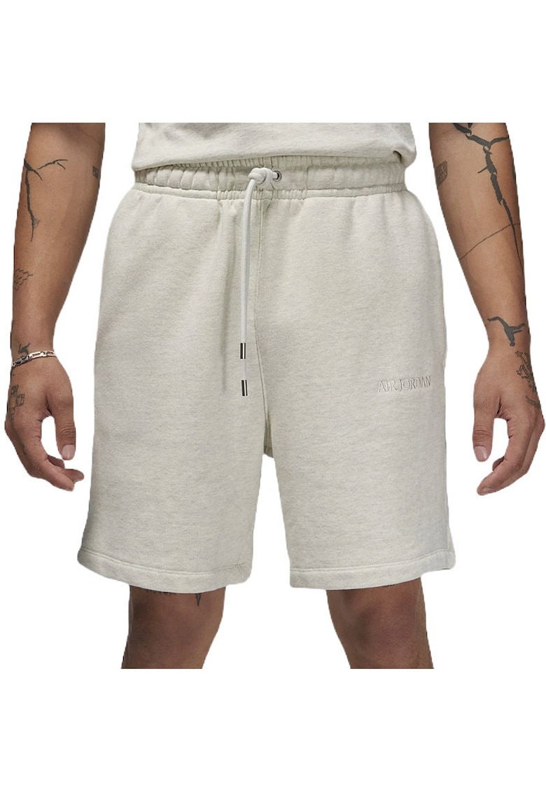 Pantaloni scurti barbati  Men Wordmark Fleece Short Oatmeal Heather