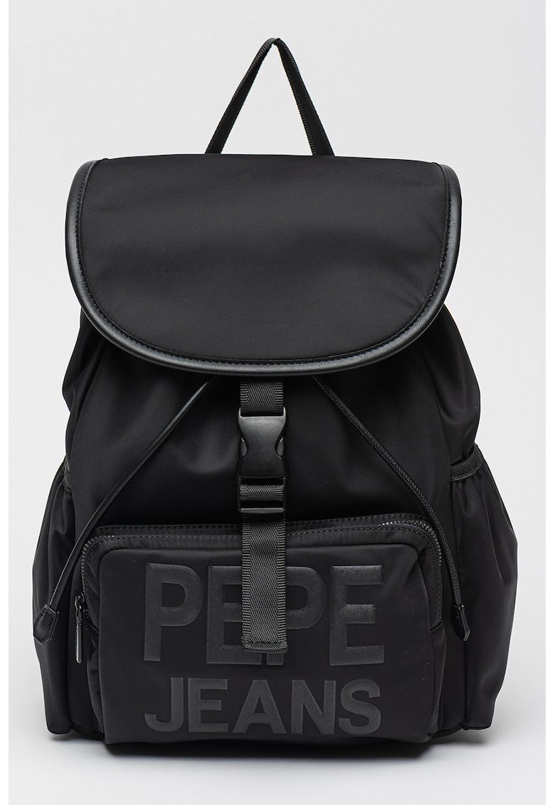 Rucsac cu clapa si imprimeu logo Gaetana