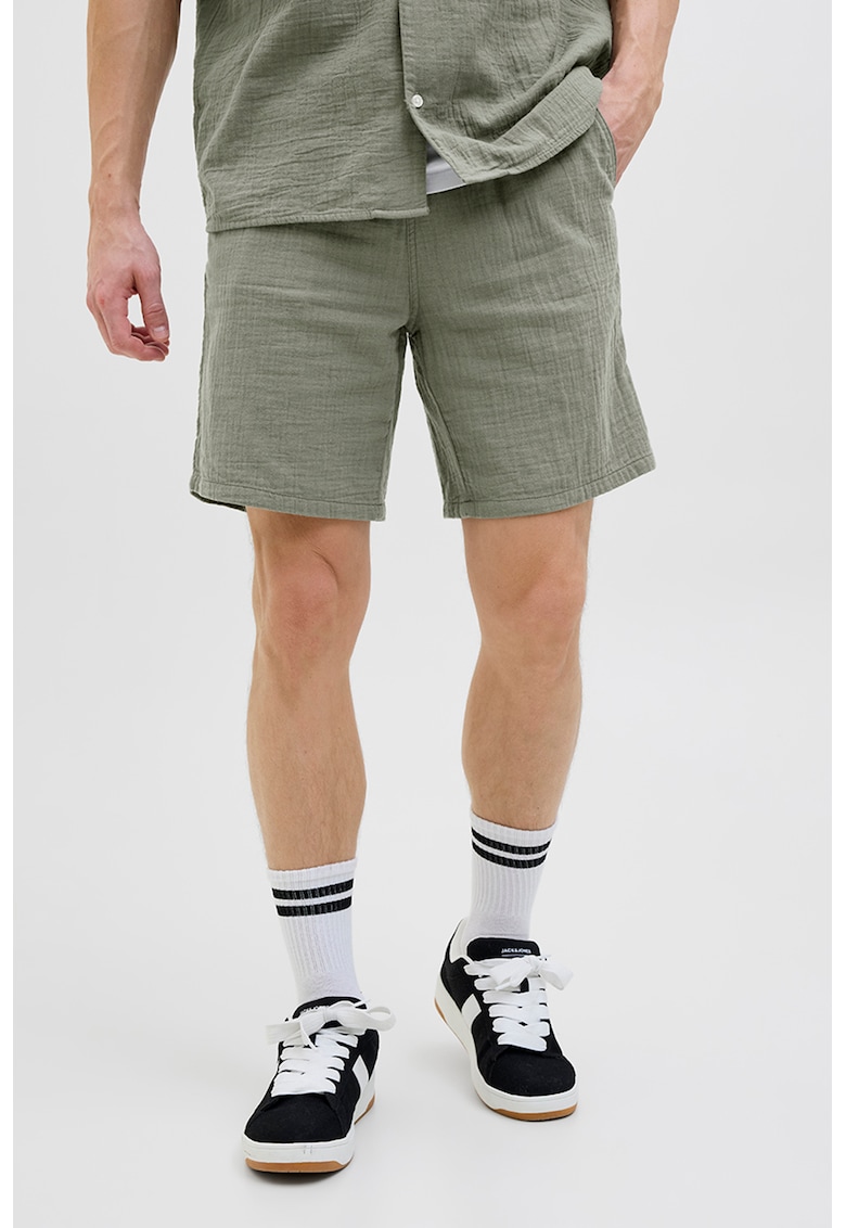 Pantaloni scurti de bumbac cu buzunare