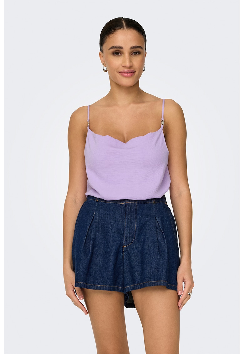 Top cu bretele ajustabile