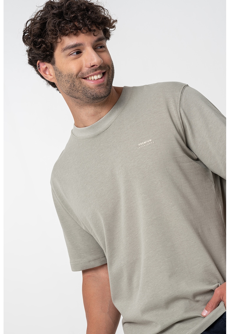 Tricou cu imprimeu grafic pe spate Tricou cu imprimeu grafic pe spate