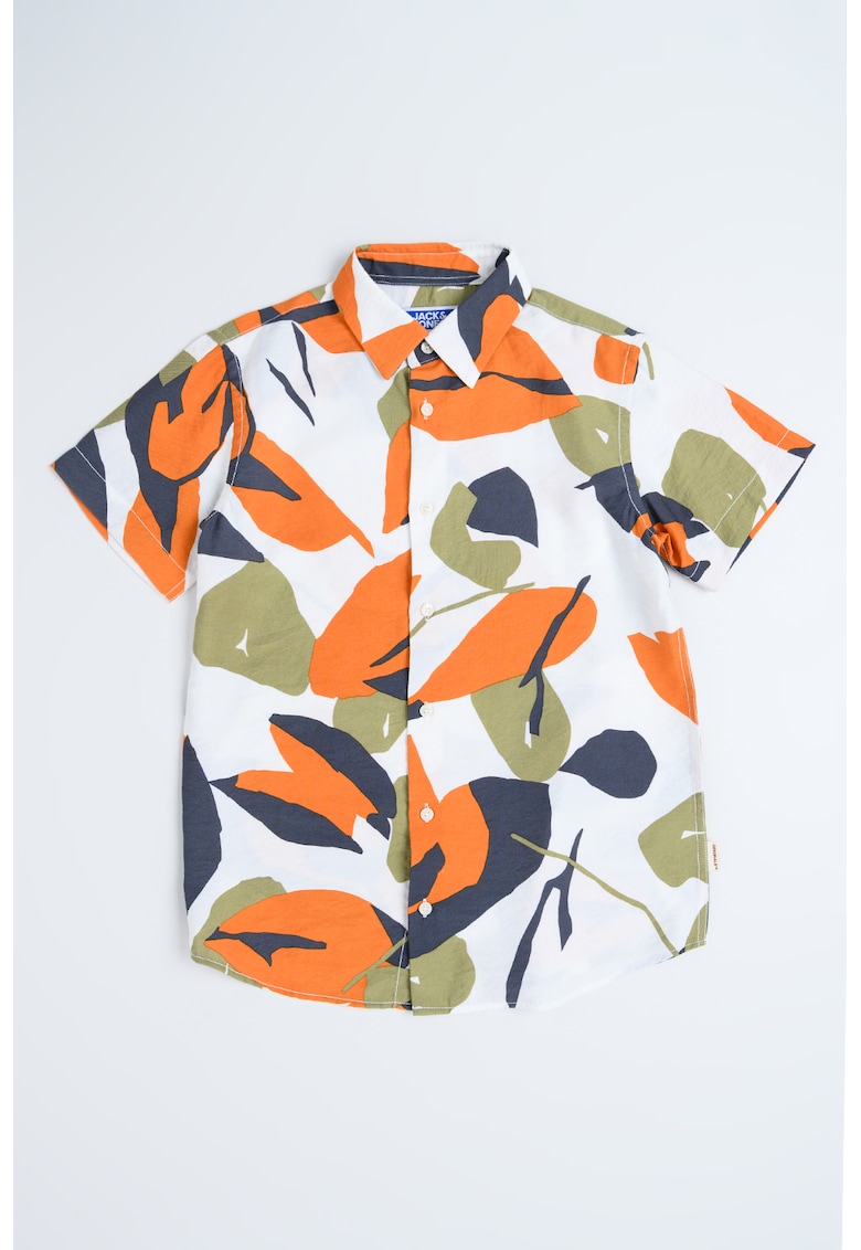 Camasa cu maneci scurte si model floral