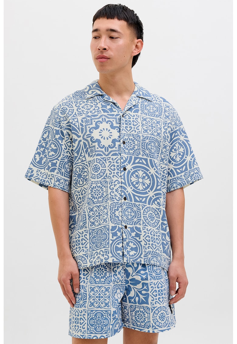 Camasa relaxed fit cu maneci scurte Camasa relaxed fit cu maneci scurte
