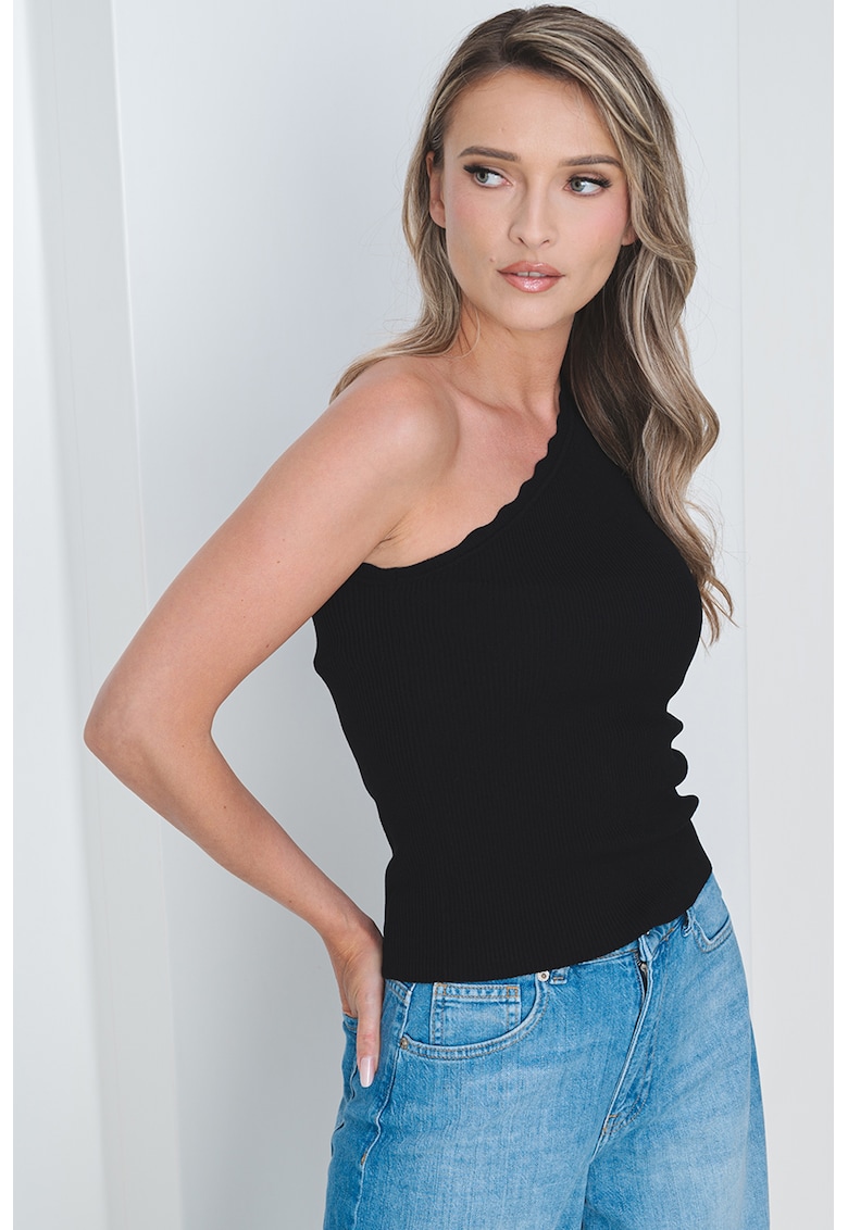 Top cu decolteu pe un umar Nanna