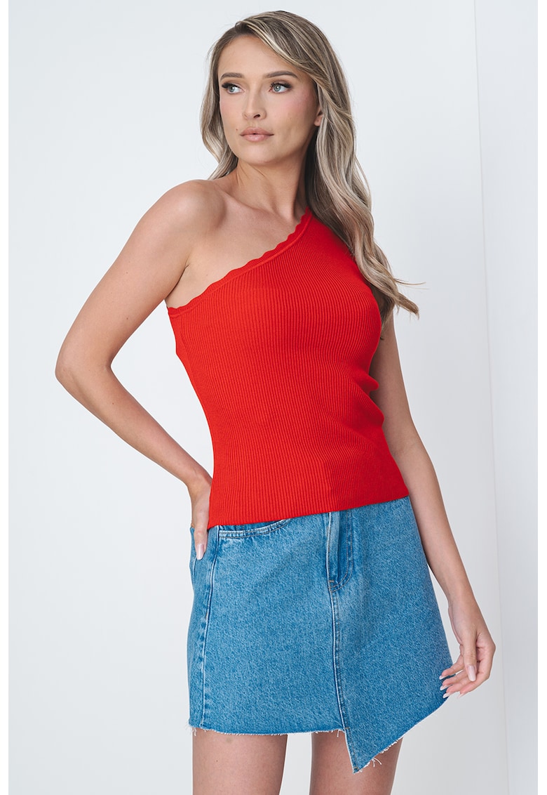 Top cu decolteu pe un umar Nanna