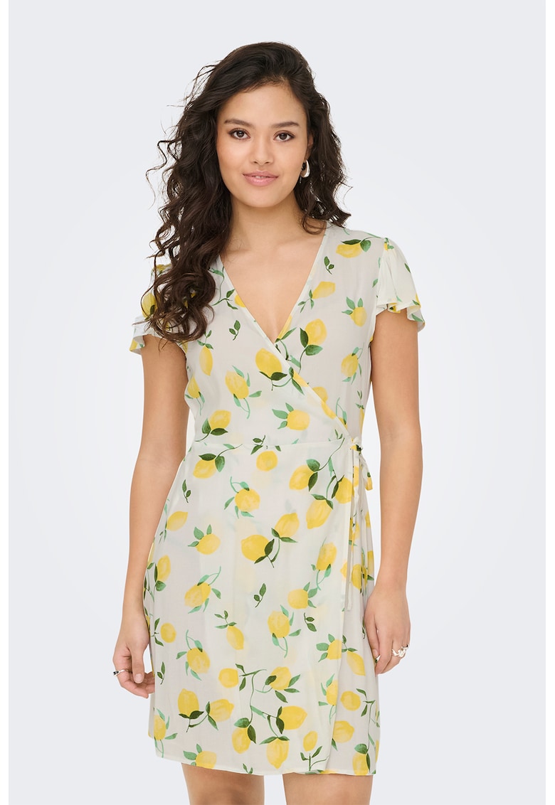 Rochie petrecuta cu model abstract Sezen