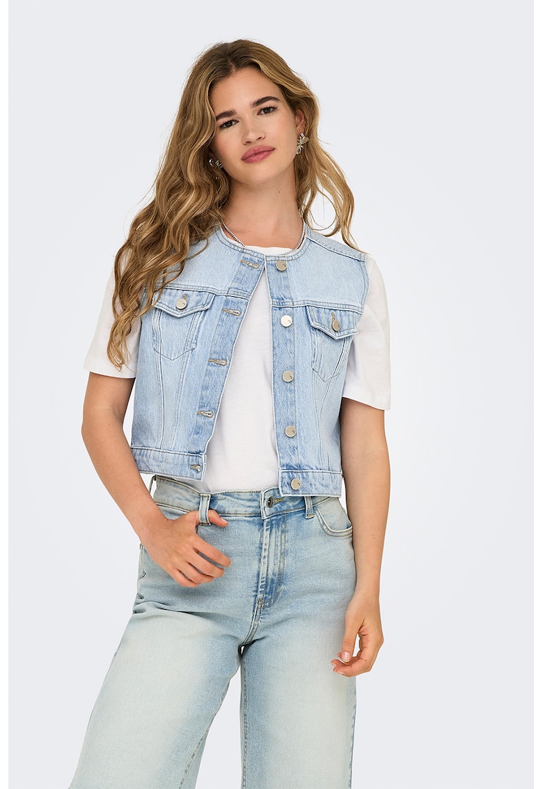 Vesta din denim