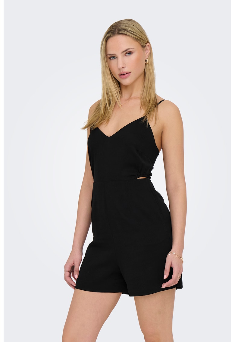 Salopeta scurta cu decolteu in V