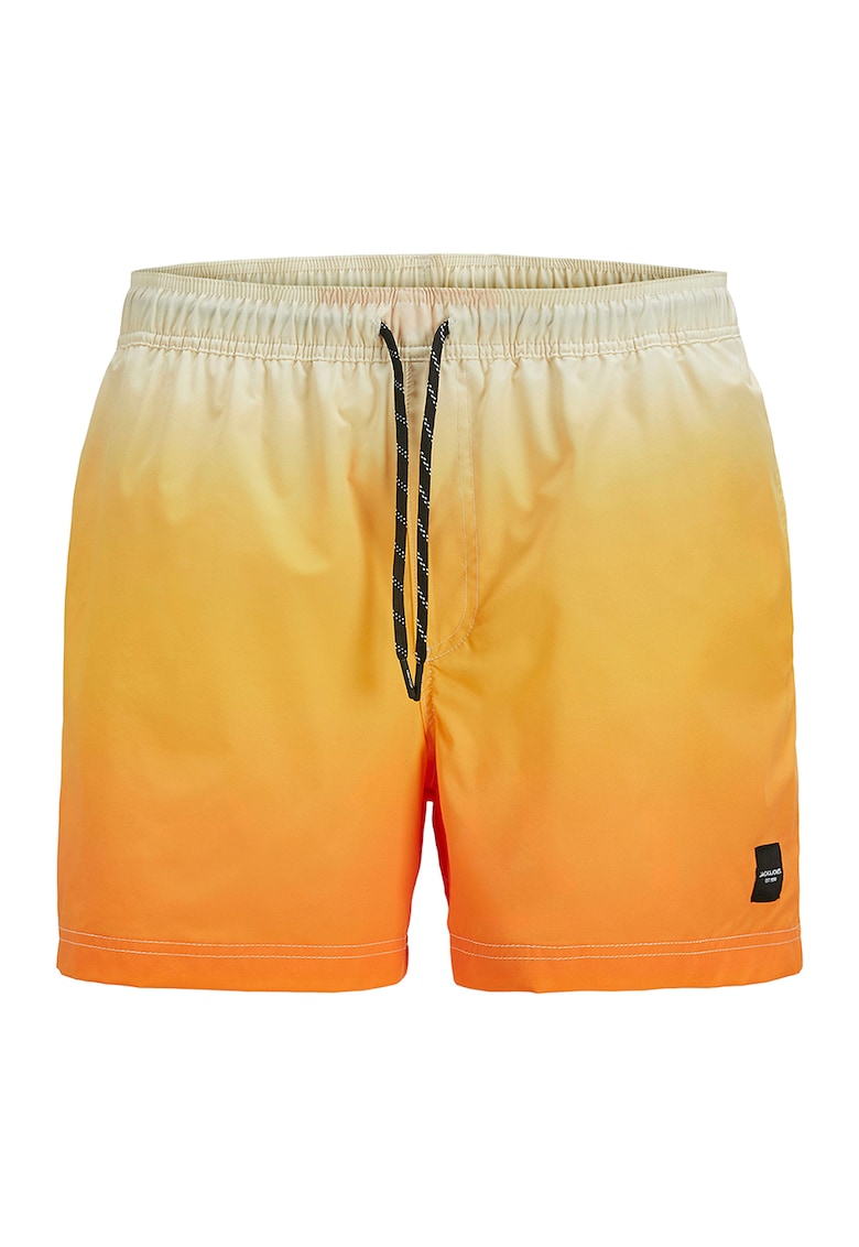 Pantaloni scurti de baie cu aspect in degrade