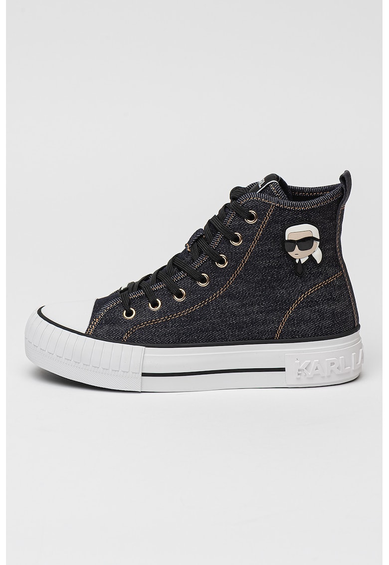 Tenisi high-top de denim