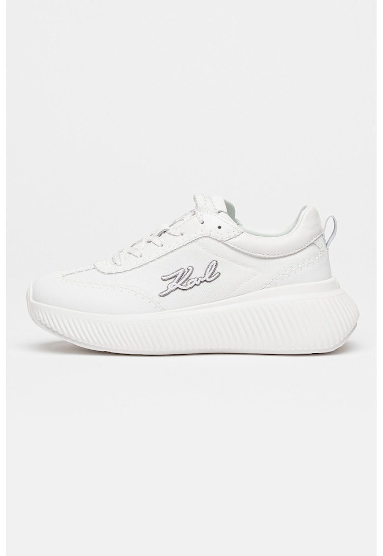 Pantofi sport textili cu garnituri de piele Kreeper