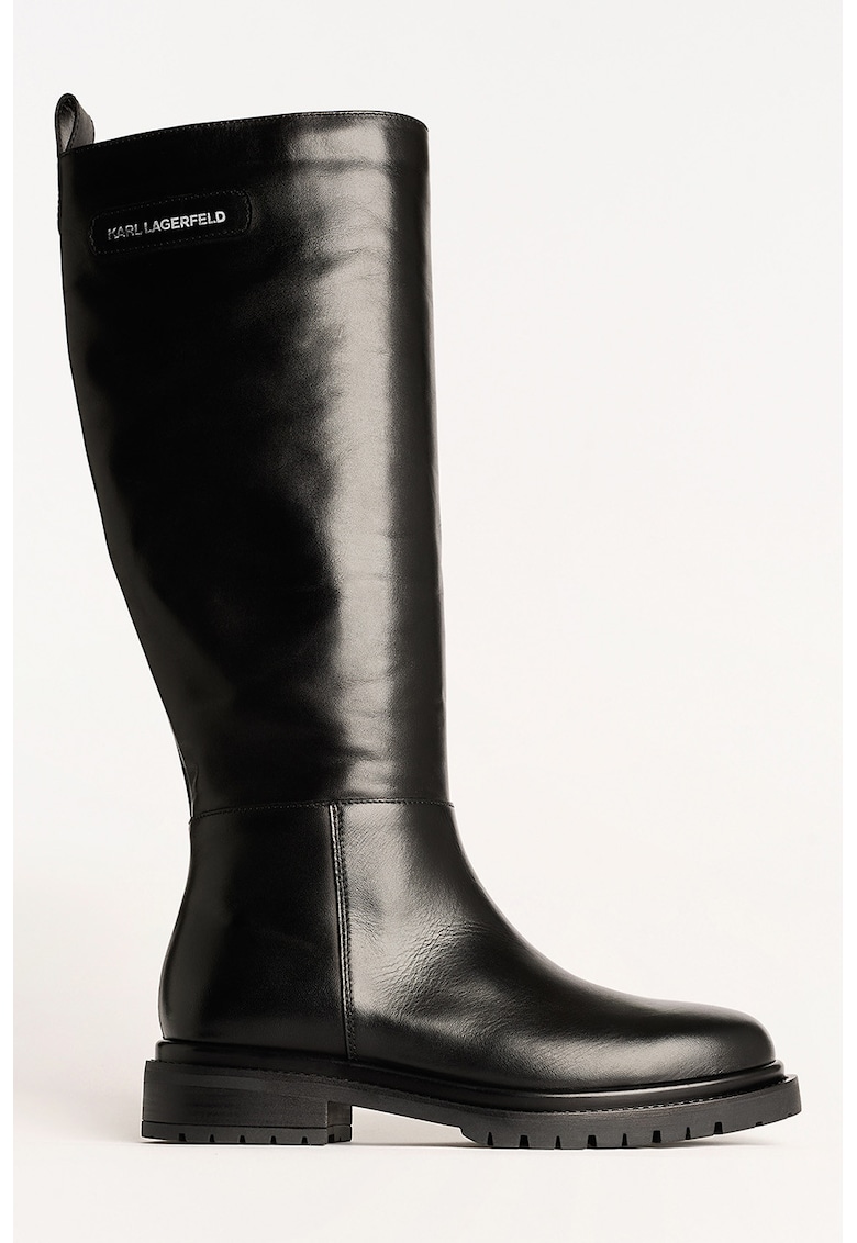 Cizme lungi pana la genunchi din piele