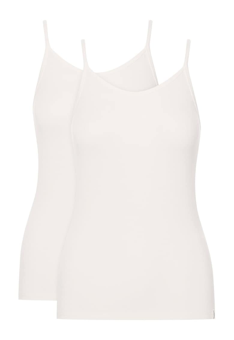 Maiou dama Blue set de 2 perechi Alb