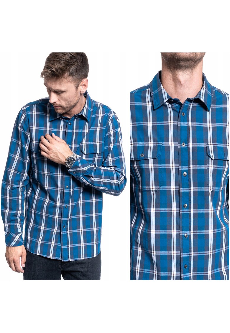 Camasa Barbati - Clemens Kc Grid - Croi: Regular Fit - Inchidere: Nasturi - Compozitie Material: 100% Bumbac - Numar De Buzunare: 2 - M Intl - Multicolor