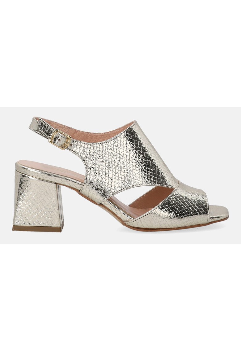 Sandale cu toc masiv