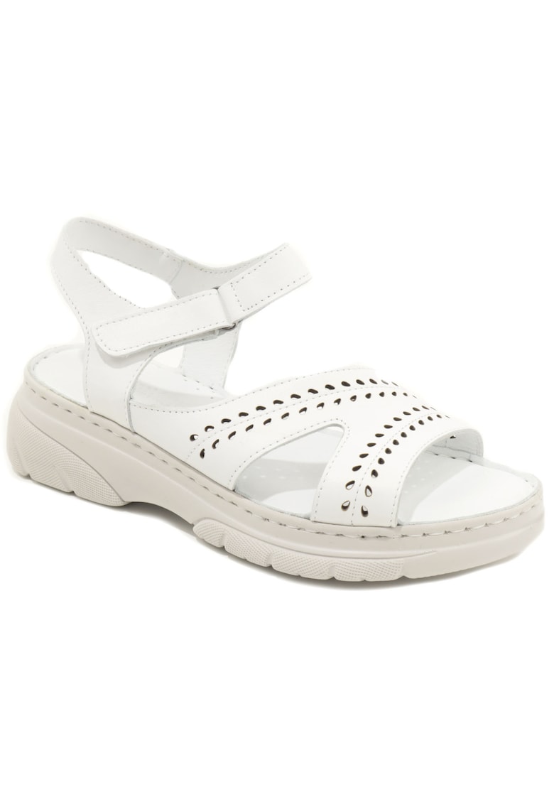 Sandale dama D60 376 - Alb