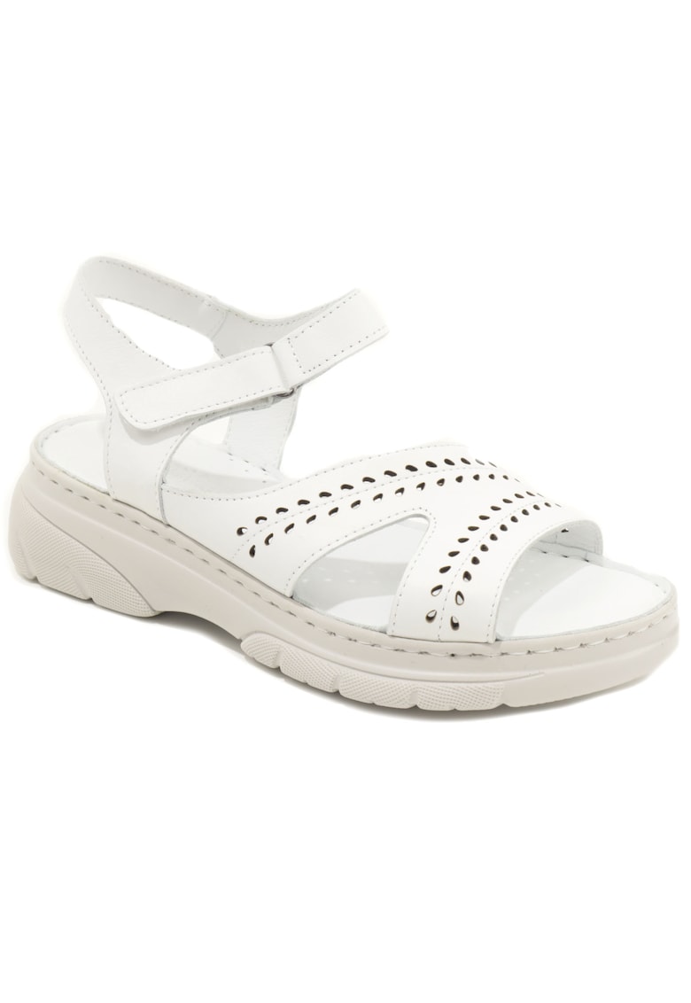 Sandale dama D60 376 - Alb