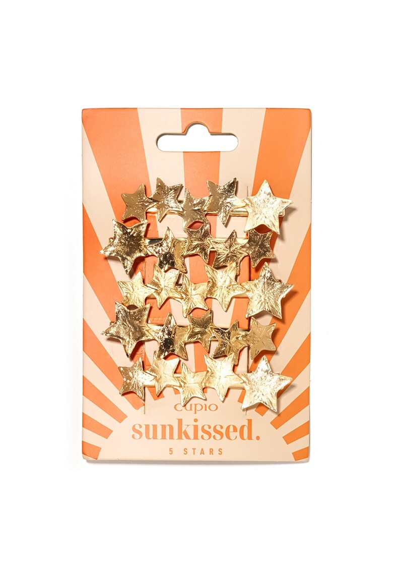 Set 5 agrafe de par metalice sunkissed. - 5 Stars