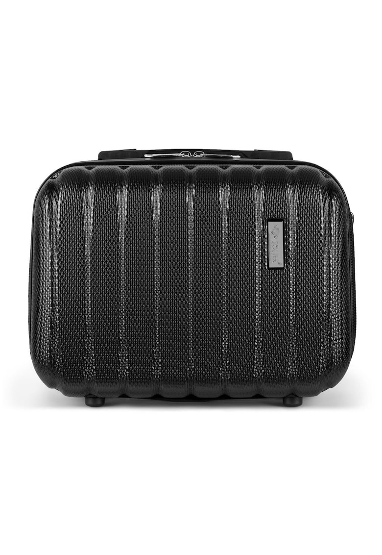 Solier Beauty case rigid din ABS - 14'' STL902 - negru