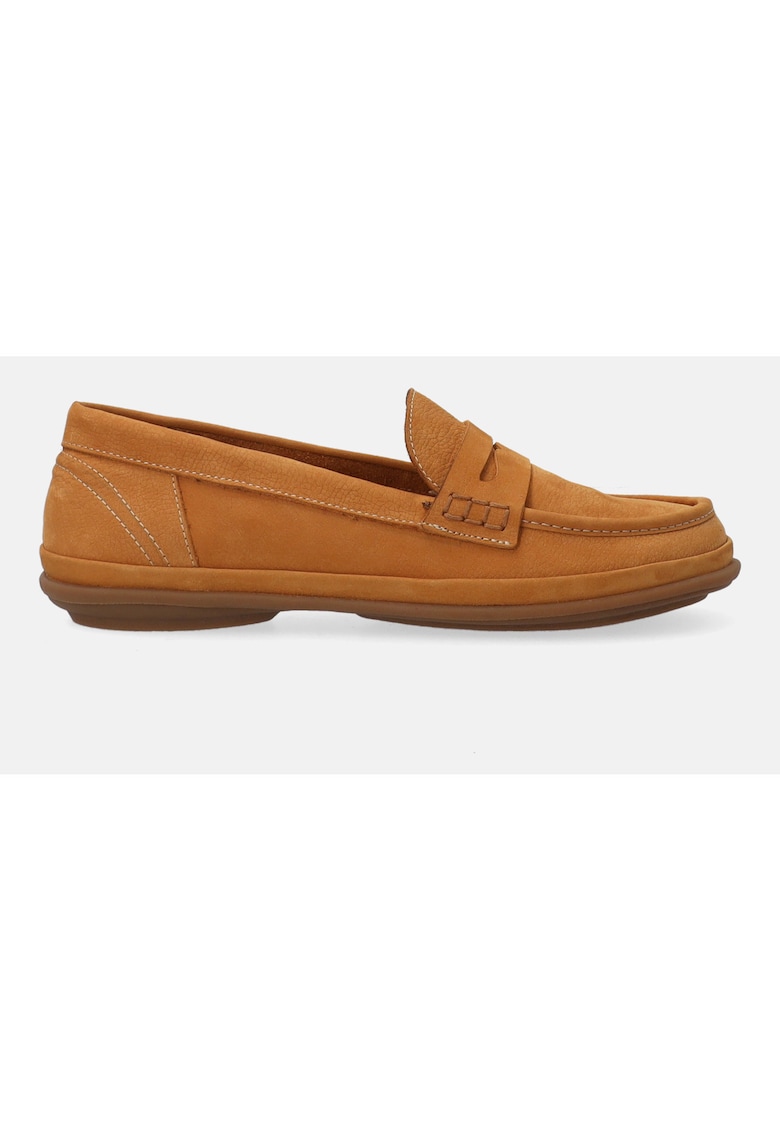 Mocasini uni din piele nubuc