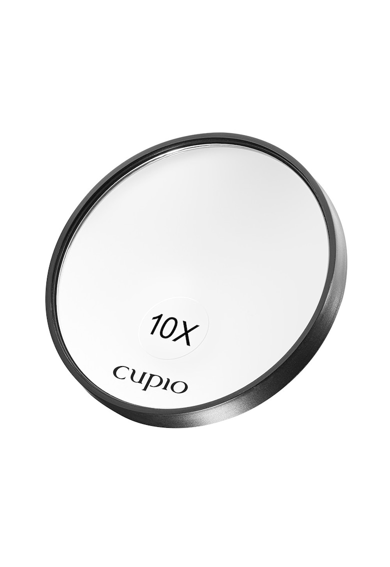 Oglinda cosmetica cu lupa - 10x - negru