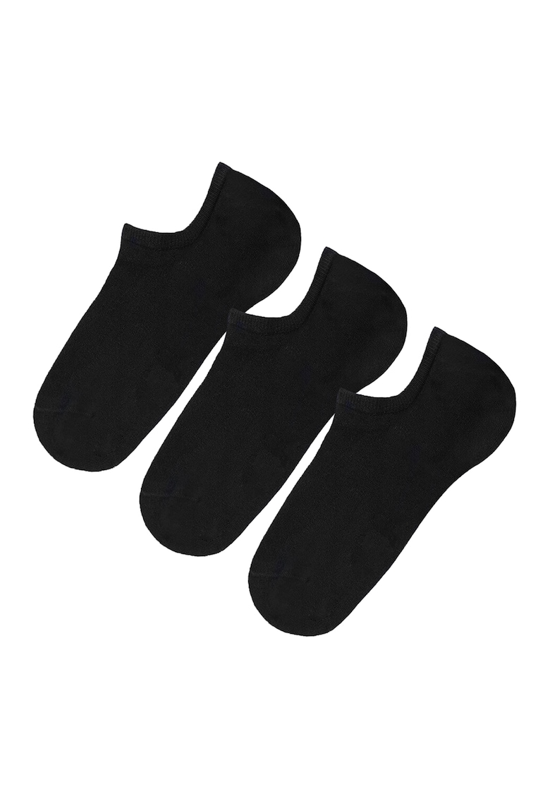 Set de sosete foarte scurte uni - 3 perechi