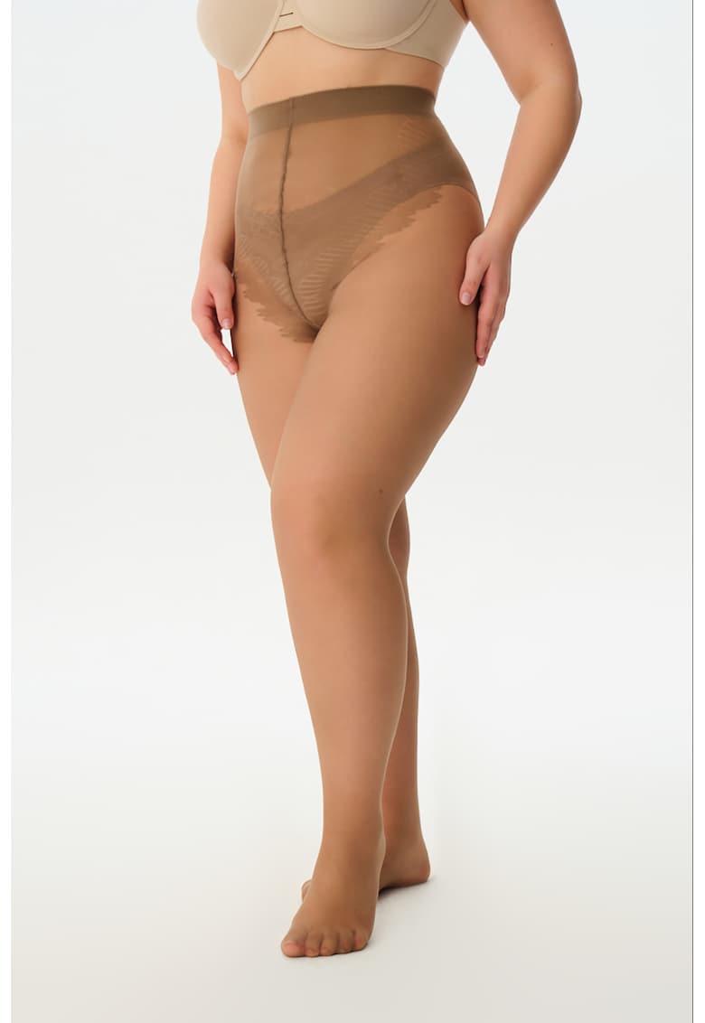 Dres semi-transparent cu talie inalta - 40 DEN