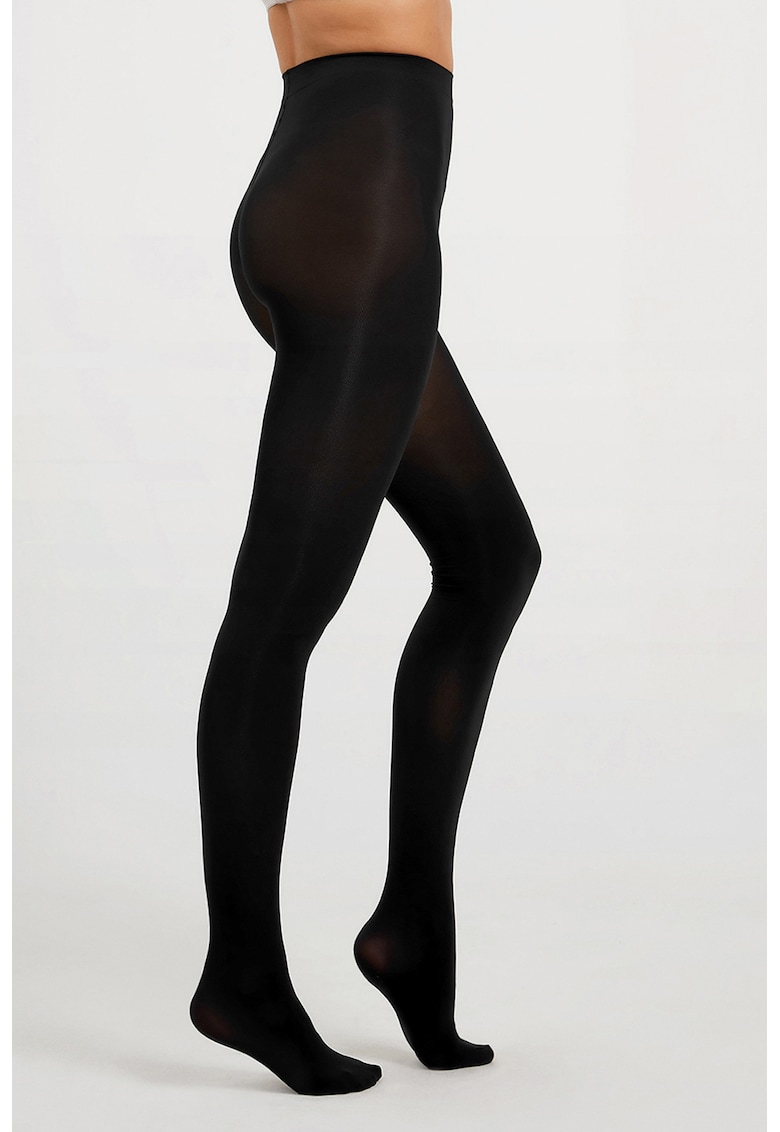 Dres uni cu talie elastica - Negru