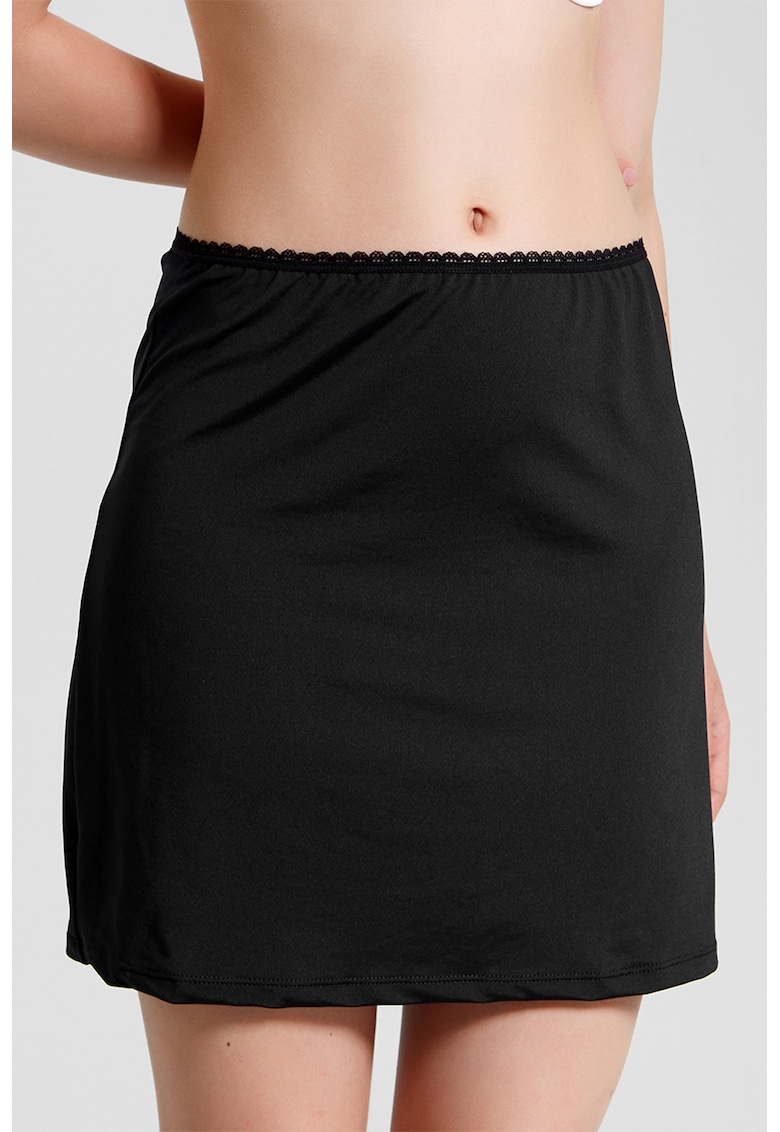 Fusta mini cu jupa - Negru