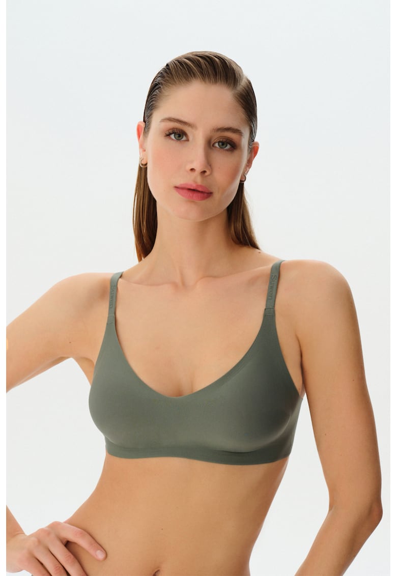 Bustiera cu bretele ajustabile - Kaki