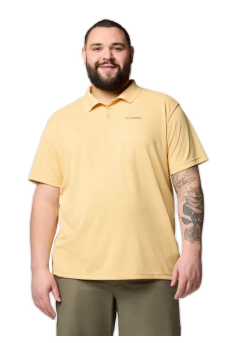 Tricou Utilizer Polo - galben deschis - poliester