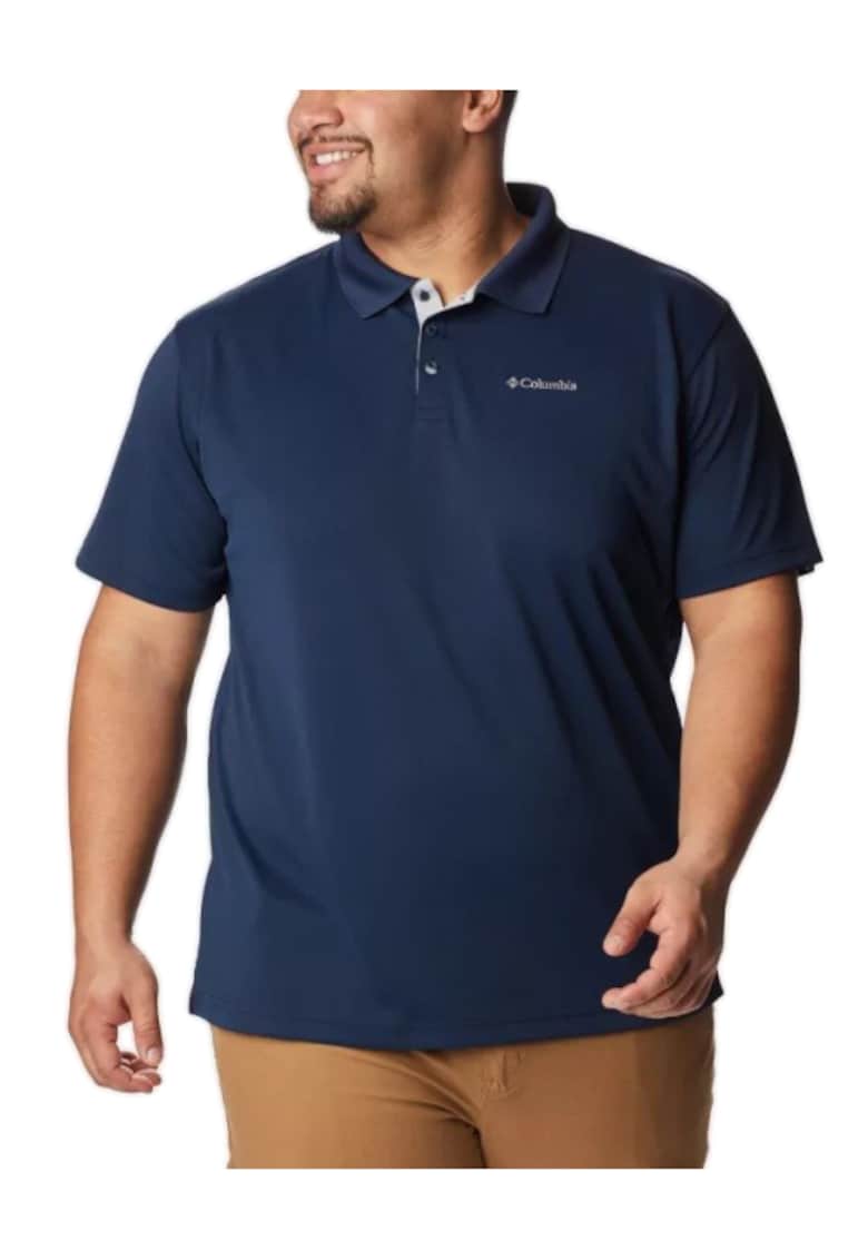 Tricou barbati Utilizer Polo - Albastru inchis - Poliester