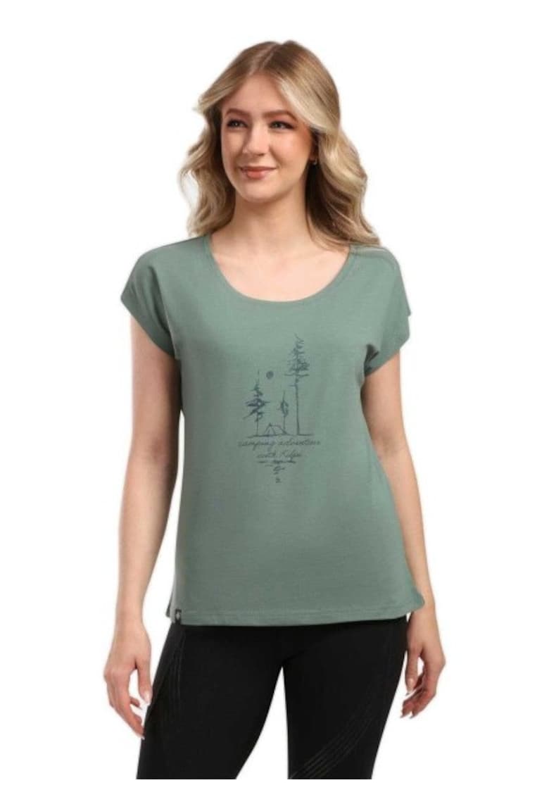 Tricou dama Roane - verde - bumbac organic